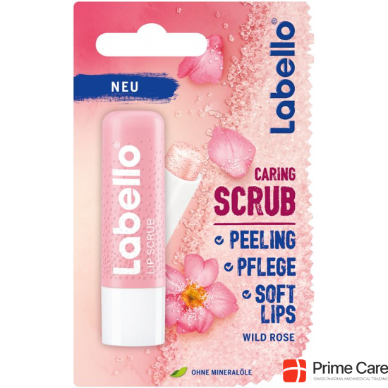 Labello Caring Lip Scrub Rose 5.5ml buy online