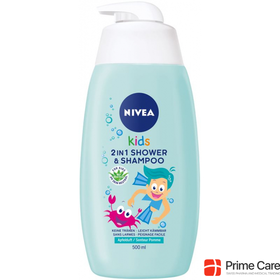 Nivea Kids 2in1 Shower & Shampoo Boy 500ml buy online