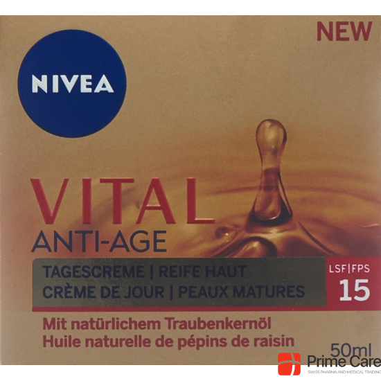 Nivea Vital Anti-Age Tagescr Lfs15 Traubenke 50ml buy online