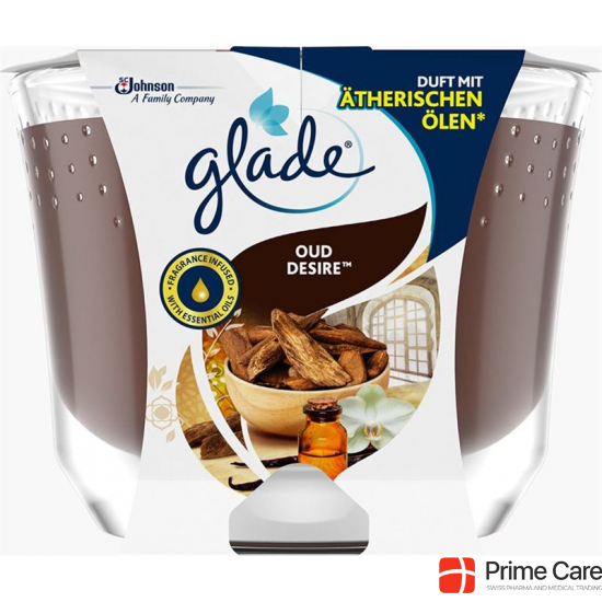 Glade Langanhaltende Duftkerze Oud Desire 224g buy online