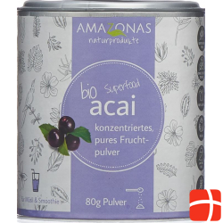 Acai Bio Fruchtpulver 100% Pur Dose 80g