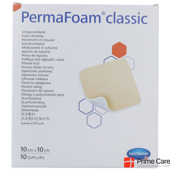 Permafoam Classic 10x10cm Steril 10 Stück buy online
