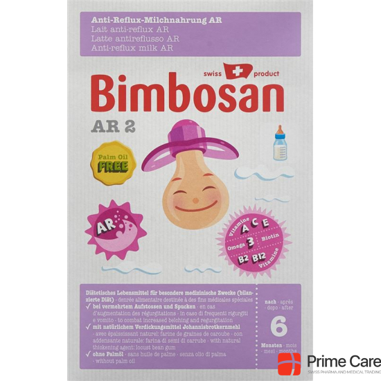 Bimbosan Anti-Reflux 2 Follow-on Milk without Palm Oil 400g buy online