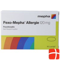 Fexo Mepha Allergie Lactab 120mg 10 Stück