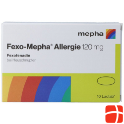 Fexo Mepha Allergie Lactab 120mg 10 Stück