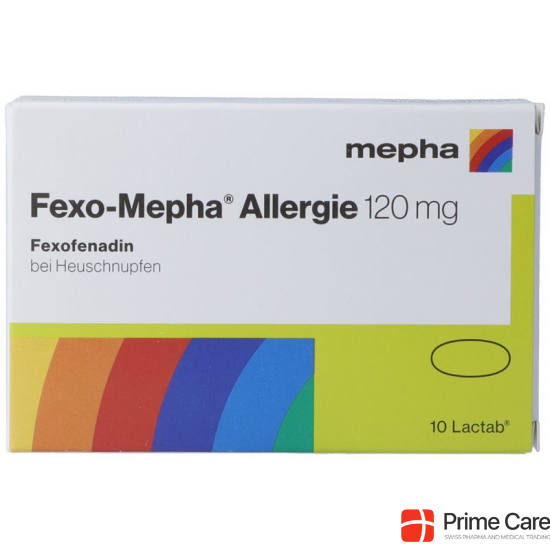 Fexo Mepha Allergie Lactab 120mg 10 Stück buy online