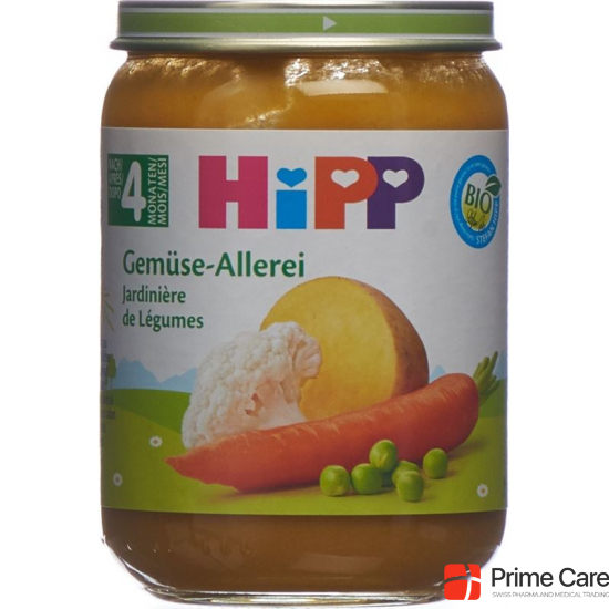 Hipp Gemüse-allerlei Glas 190g buy online