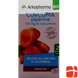 Arkocaps turmeric organic jar 40 capsules