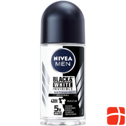 Nivea Male Deo Inv Black&whi Ori (n) Roll-On 50ml