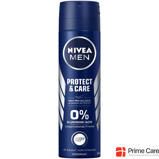 Nivea Male Deo Aeros Protect&care (neu) Spray 150ml buy online