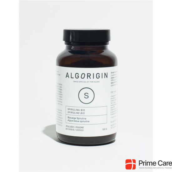 Algorigin Spirulina Pulver Bio Flasche 100g buy online