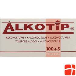 Alkotip Alkoholtupfer Unsteril 105 Stück