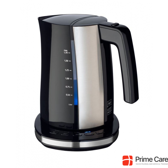 Melitta Kettle 1.7L Look Aqua Deluxe Black buy online