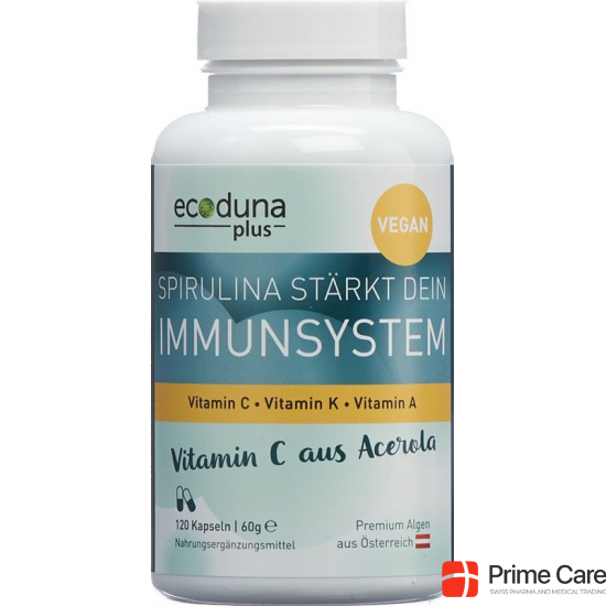 Ecoduna Plus Spirulina Immunsystem Kapseln 120 Stück buy online