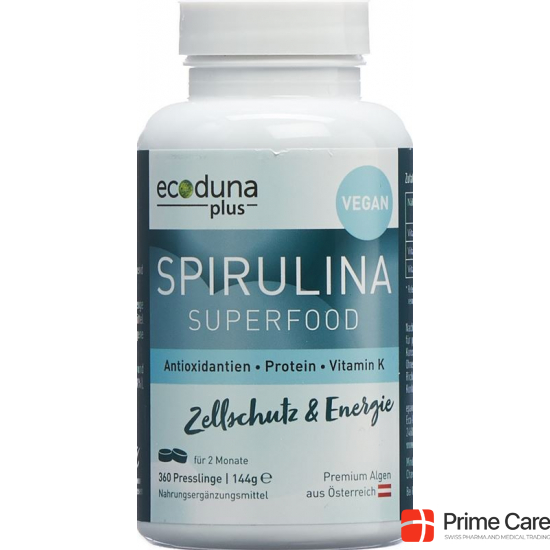 Ecoduna Plus Spirulina Tabletten Dose 360 Stück buy online