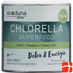 Ecoduna Plus Chlorella Pulver Dose 80g