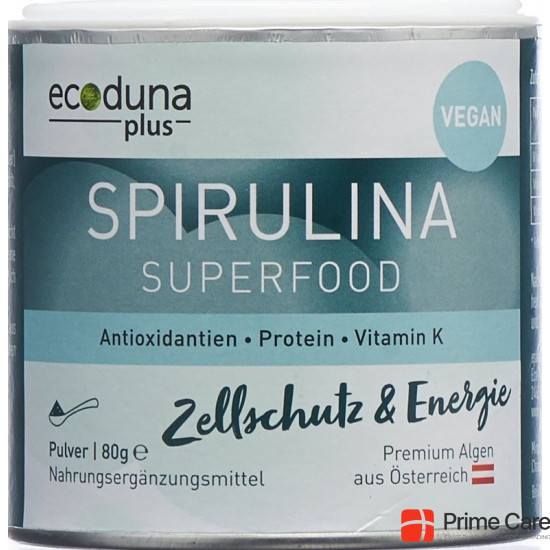 Ecoduna Plus Spirulina Pulver Dose 80g buy online