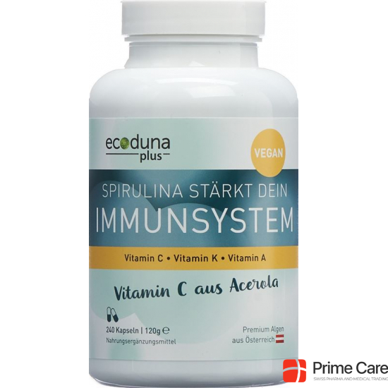 Ecoduna Plus Spirulina Immunsystem Kapseln 240 Stück buy online