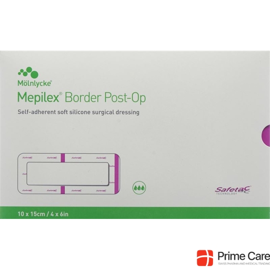 Mepilex Border Post OP 10x15cm 10 pcs