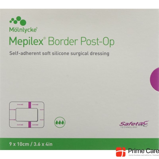 Mepilex Border Post OP 9x10cm 10 pcs