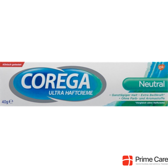 Corega Ultra Haftcreme Neutral (neu) 40g buy online