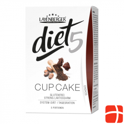 Layenberger Diet5 Cup Cake Schoko 5x 45g