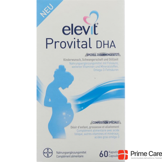 Elevit Provital DHA 60 capsules buy online