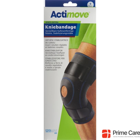 Actimove Sport Knee Support S Adjustable Pad Stabilising Bars buy online