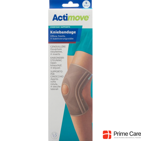 Actimove Everyday Support Knee Bandage S Open Patella, Stabilising Bars buy online