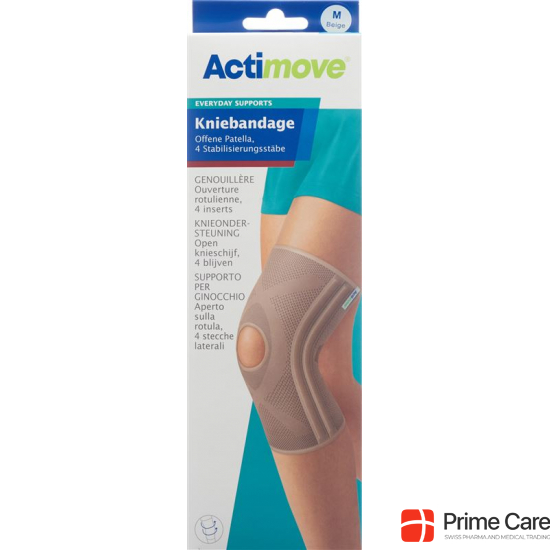 Actimove Everyday Support Knee Bandage M Open Patella, Stabilising Bars buy online