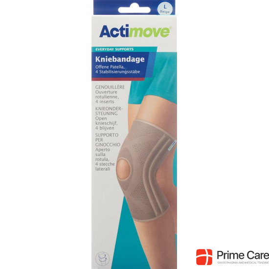 Actimove Everyday Support Knee Bandage L Open Patella, Stabilising Bars buy online