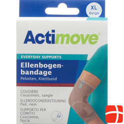 Actimove Everyday Support Elbow Bandage XL Pads, Velcro Tape