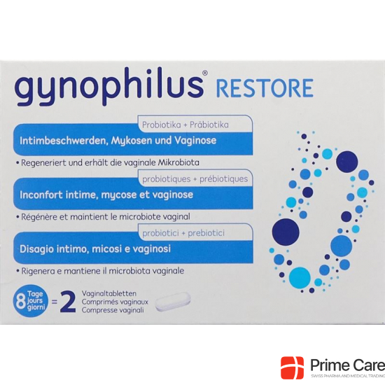 Gynophilus Restore vaginal tablets 2 pieces buy online
