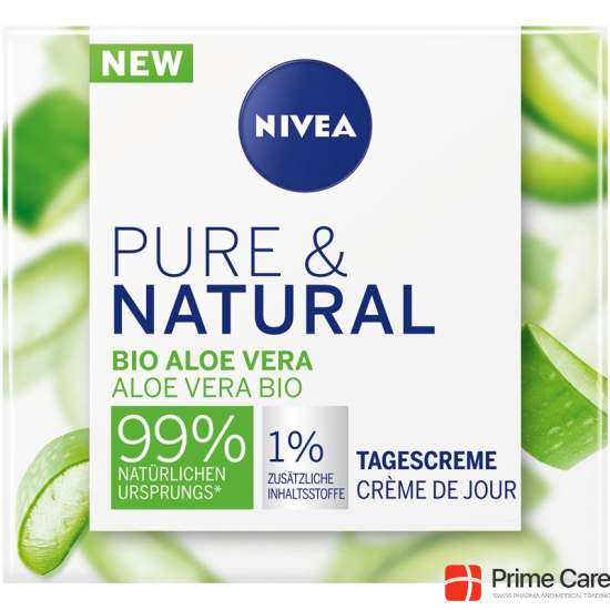 Nivea Pure & Natural Tagescreme Aloe Ve Bio 50ml buy online