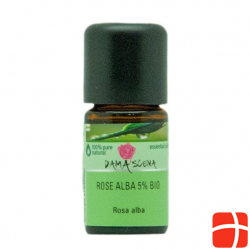 Damascena Rose Alba 5% Ätherisches Öl Weingeist Bio 5ml