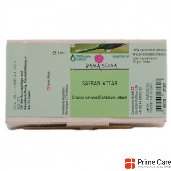 Damascena Safran Attar Ätherisches Öl Trad 1ml buy online