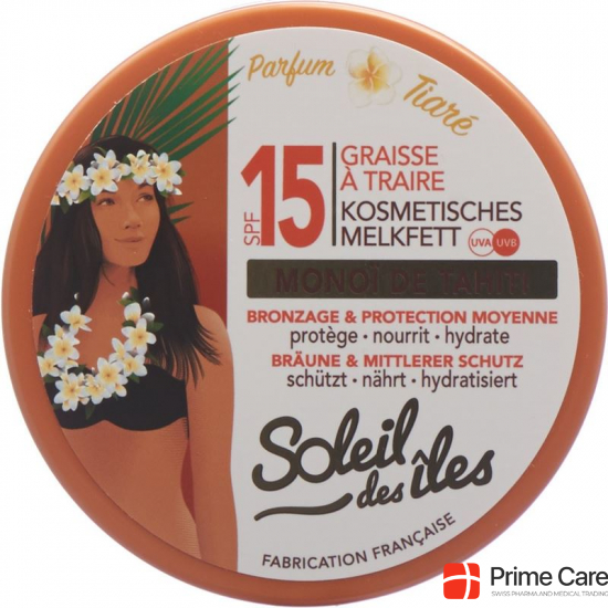 Soleil Des Iles Melkfett SPF 15 Monoi 150ml buy online