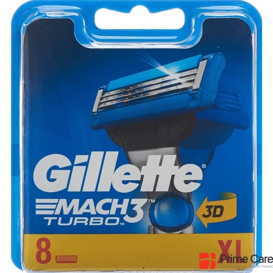 Gillette Mach3 Turbo 3D Systems blades 8 pcs