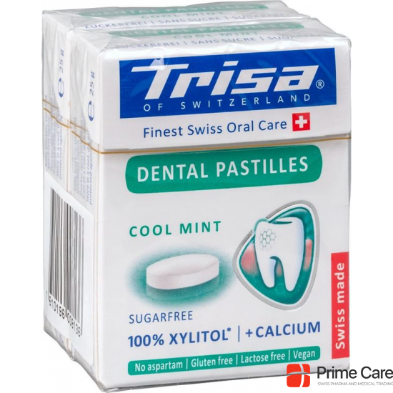 Trisa Dental Pastille Steller Fresh Mint Duo 6 Stück buy online