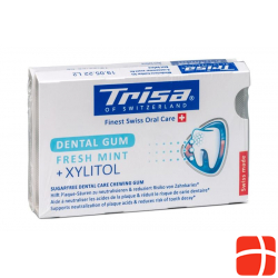 Trisa Dentalkaugummi Steller Fresh Mint Duo 6 Stück