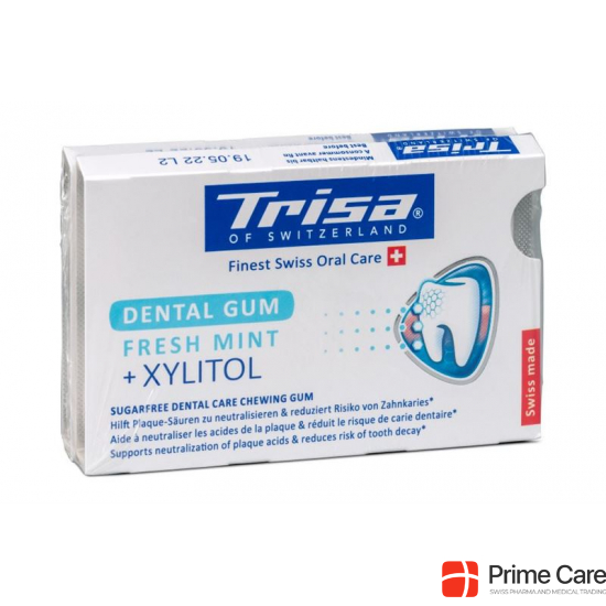 Trisa Dentalkaugummi Steller Fresh Mint Duo 6 Stück buy online