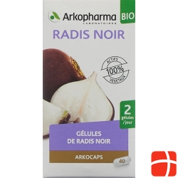 Arkocaps black radish organic jar 40 capsules