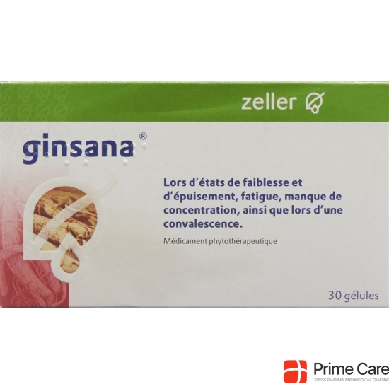 Ginsana hard capsules 30 pcs