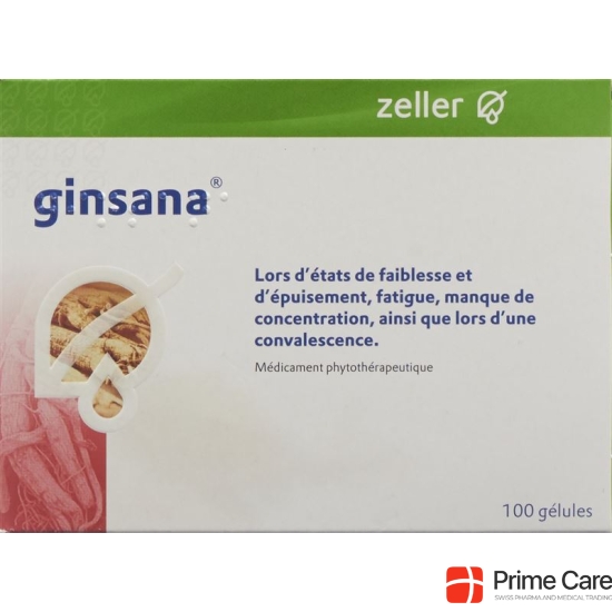 Ginsana hard capsules 100 pcs