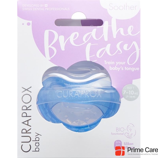 Curaprox pacifier Gr1 single blue