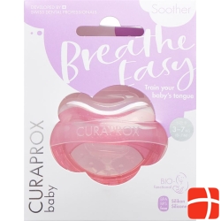 Curaprox pacifier gr0 pink single