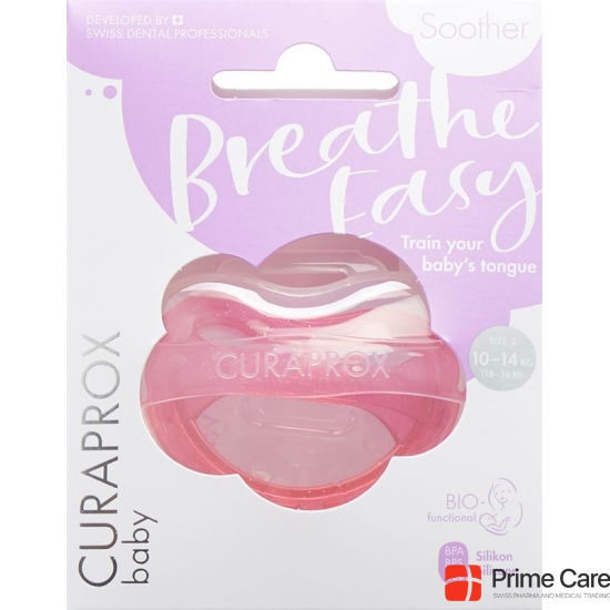 Curaprox pacifier Gr2 pink single