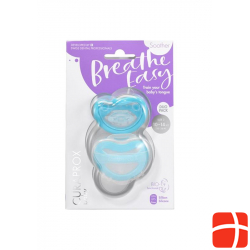 Curaprox Baby pacifier size 2 Blue Double New 2 pieces