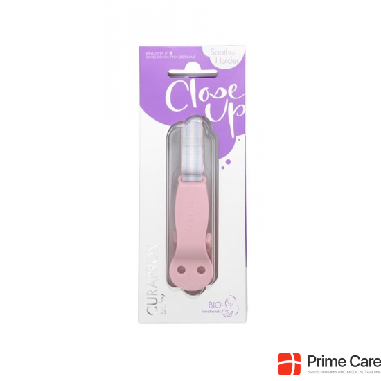 Curaprox Baby pacifier holder pink (new) buy online