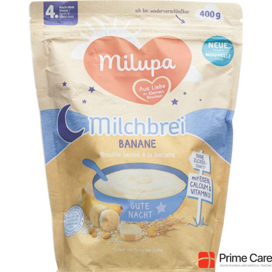 Milupa Good Night Banana Milk Mash from the 6. month 400g buy online